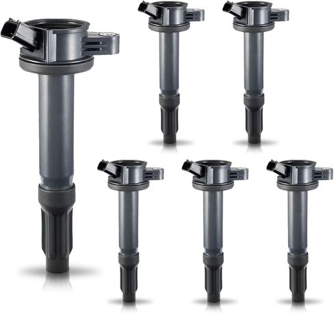ENA Set of 6 Ignition Coil Pack Compatible with Mercury Ford 2008-2012 Escape, 2006-2012 Fusion, 2009-2011 Mariner 2006-2011 Milan, 2006 Lincoln Zephyr Replacement for DG514 C1594 UF486 3.0L V6 in Kuwait