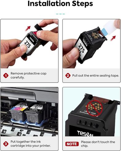 TESEN 276XL Color Ink Cartridges Remanufactured Replacement for Canon 276 276XL CL276 CL-276 XL Color Ink use for TR4720 TS3522 TS3720 TR4700 TR4722 TS3500 TS3520 Printer Cartridge 2-Pack Tricolor in Saudi Arabia