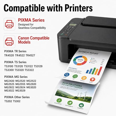 HOINKLO PG-245xl استبدال خراطيش الحبر الأسود لكانون 245XL 245 حبر أسود عالي الإنتاجية مع طابعة Canon Pixma MX490 MX492 MG2522 TR4520 TS3322 TS202 MG2500 TS3122 TR4500 (2 أسود) in Kuwait