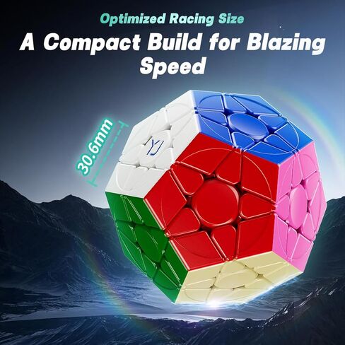 Bukefuno YJ YuHu Megaminx V3M المغناطيسي 3x3 مكعب لاصق سحري Dodecahedron yongjun YuHu V3 M 12 جانب مكعب مغناطيسي 3x3x3 خماسي 2026 لغز مكعب السرعة in Kuwait