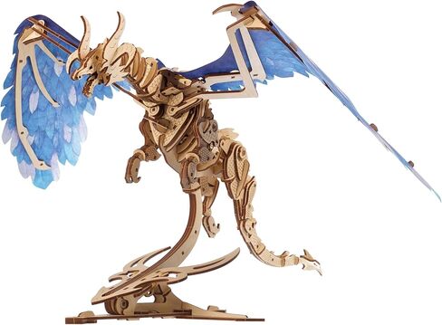 UGEARS Windstorm Dragon، مجموعة نماذج، أحجية ثلاثية الأبعاد، مجموعات نماذج ميكانيكية للبالغين للبناء، أحجية تحفيز الدماغ، مجموعة هوايات in Kuwait