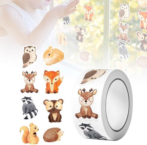 500Pcs Black Cat Stickers Roll, 1 Inch 10 Styles Cute Cartoon Meme Kitten Self-Adhesive Labels, Reward Stickers for Kids Classroom Incentives,Party Favors,Envelope Sealing,Stationery,Office Supplies in Kuwait