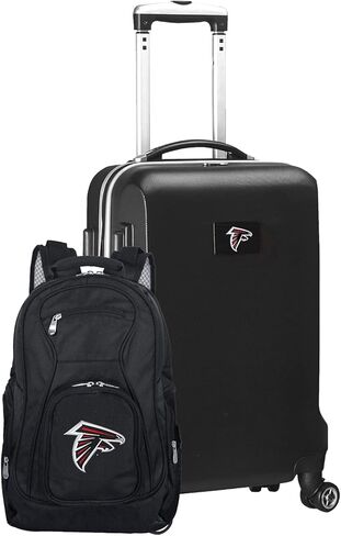 Minnesota Vikings 2-Piece Deluxe Black Luggage Set, includes 21" Hardcase Spinner and 19" Laptop Backpack in Saudi Arabia