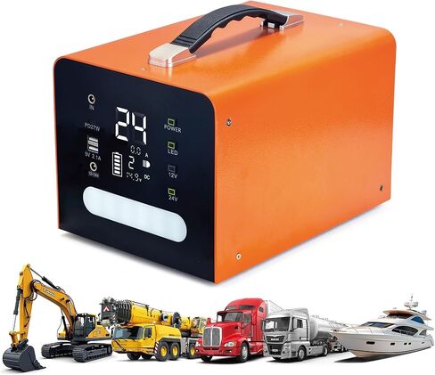 مجموعة بطارية Truck Jump Starter للخدمة الشاقة، 18000 أمبير 236.8 وات في الساعة مناسبة لمحركات الديزل سعة 50 لترًا ومتوافقة مع مشغلات الطوارئ للسيارات 12 فولت/24 فولت. يمكن تشغيل المركبات بشكل طبيعي عند -40 درجة فهرنهايت. in Kuwait