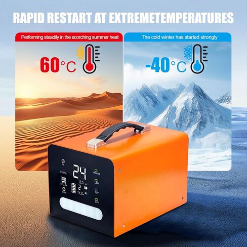 مجموعة بطارية Truck Jump Starter للخدمة الشاقة، 18000 أمبير 236.8 وات في الساعة مناسبة لمحركات الديزل سعة 50 لترًا ومتوافقة مع مشغلات الطوارئ للسيارات 12 فولت/24 فولت. يمكن تشغيل المركبات بشكل طبيعي عند -40 درجة فهرنهايت. in Kuwait