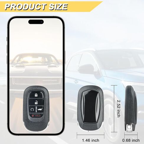 Vurkcy Key Fob Replacement for 2023-2025 Honda CR-V Pilot HRV Car Keyless Entry Remote Control, KR5TP-4 KR5TP4, 5 Buttons in Kuwait