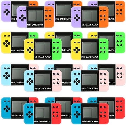 DOEA 20 Pack Video Game Keychain Party Favors,Arcade Video Game Keychain,Classroom Prizes, Carnival Prizes,Treasure Box Toys Goodies Bags Stuffer in Saudi Arabia
