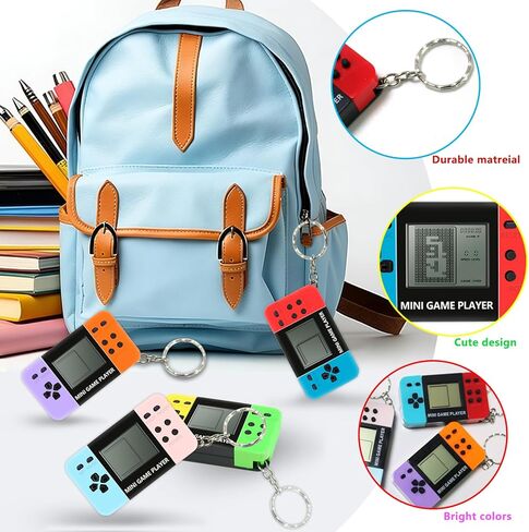 DOEA 20 Pack Video Game Keychain Party Favors,Arcade Video Game Keychain,Classroom Prizes, Carnival Prizes,Treasure Box Toys Goodies Bags Stuffer in Saudi Arabia