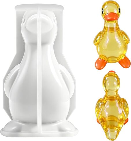 3D Duck Silicone Mold for Resin, Cute Animal Epoxy Casting Molds with Easy Release, DIY Craft Stress Relief Toy, Soap Candle Making & Home Decor Crafts in Kuwait