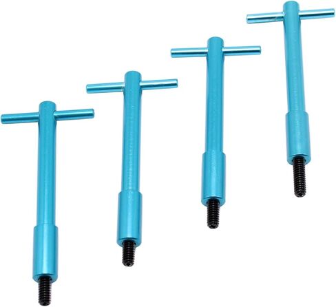 8 قطعة/المجموعة غطاء الصمام الأزرق T-Bar Kit 1/4 "-20 T-Bar الجناح براغي الجوز متوافق مع تشيفي SBC بي بي سي V8 فورد دودج in Kuwait