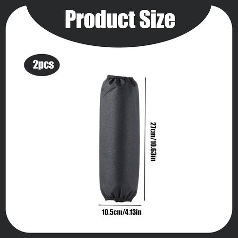 2 Pcs Universal 270mm Rear Shock Absorber Protection Cover,ATV Shock Covers Suspension Protector,Absorber Protection Shield,Snowmobile Accessories for All Dirt Pit Bike Motorcycle ATV Quad Scooter in Kuwait