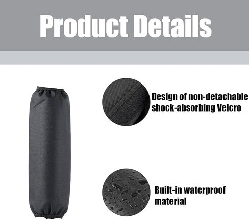 2 Pcs Universal 270mm Rear Shock Absorber Protection Cover,ATV Shock Covers Suspension Protector,Absorber Protection Shield,Snowmobile Accessories for All Dirt Pit Bike Motorcycle ATV Quad Scooter in Kuwait