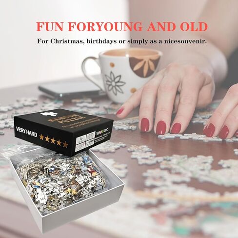 Puzzle for Adults 1000 Pieces, Blind Box Unknown Jigsaw Puzzle, Challenging Difficult Hard Fun Jigsaw Puzzles in Saudi Arabia
