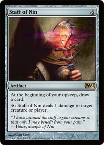 Magic: the Gathering - Staff of Nin (217) - Magic 2013 in Kuwait