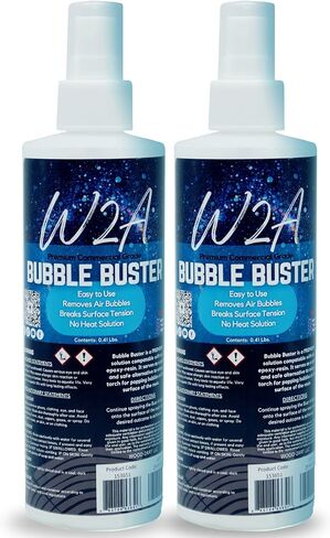 W2A Bubble Buster 2-Pack – Resin Bubble Remover Spray for Epoxy Resin Art, Casting, and Jewelry Molds – Non-Toxic, Easy Spray Debubbler – 8 Ounce Bottle in Saudi Arabia