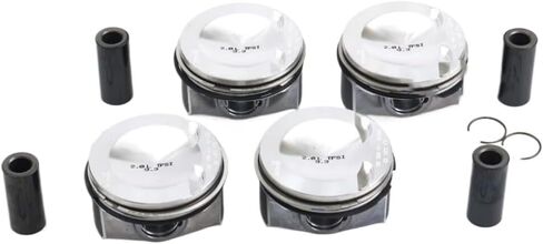 4-Piece Piston Rings Set Compatible with 2.0 TSI Engines for S3 8V, TTS, R, MK7 Models - Replaces 06K 107 065, 06H 198 151 C in Saudi Arabia