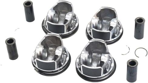 4-Piece Piston Rings Set Compatible with 2.0 TSI Engines for S3 8V, TTS, R, MK7 Models - Replaces 06K 107 065, 06H 198 151 C in Saudi Arabia