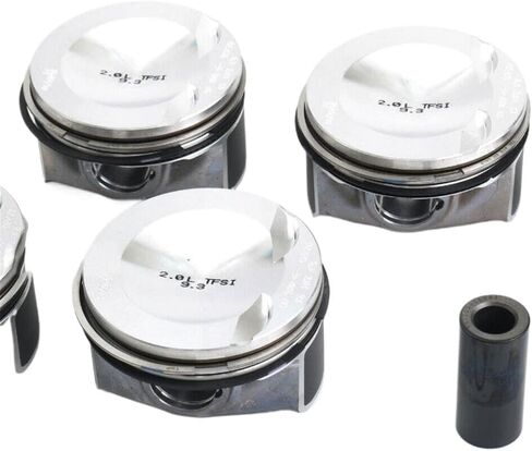 4-Piece Piston Rings Set Compatible with 2.0 TSI Engines for S3 8V, TTS, R, MK7 Models - Replaces 06K 107 065, 06H 198 151 C in Saudi Arabia