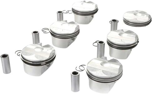 6pcs Piston Rings Set Compatible With E60 E90 E92 323i 525i N52B25 2.5 Φ82mm CR 11:1 in Saudi Arabia