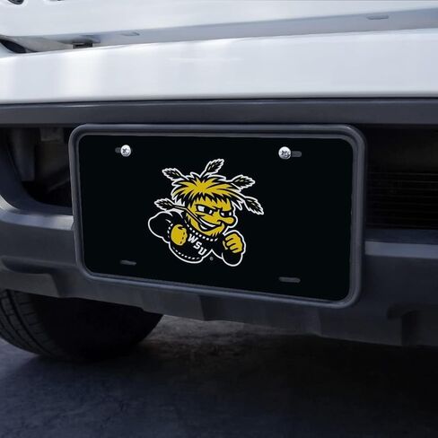 GRAPHICS & MORE Wichita State University Shockers Logo Novelty Metal Vanity Tag License Plate in Kuwait