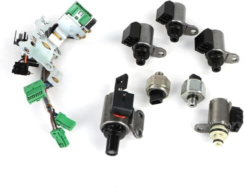 1 Set Transmission Solenoids Valve Body 33446-JF011 33420XX1 Compatible For Altima Sentra Compatible For Dodge Caliber 203452A 33435J RE0F10A in Kuwait