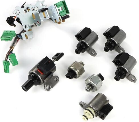 1 Set Transmission Solenoids Valve Body 33446-JF011 33420XX1 Compatible For Altima Sentra Compatible For Dodge Caliber 203452A 33435J RE0F10A in Kuwait
