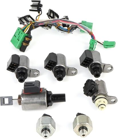 1 Set Transmission Solenoids Valve Body 33446-JF011 33420XX1 Compatible For Altima Sentra Compatible For Dodge Caliber 203452A 33435J RE0F10A in Kuwait