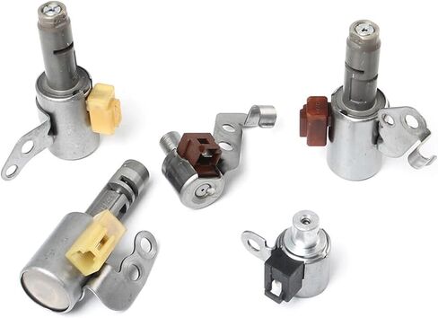 5pcs Transmission Solenoid U140e U241e Compatible For Lexus Toyota Rav4 Camry Highlander Transmission Drivetrain Automatic Parts in Saudi Arabia