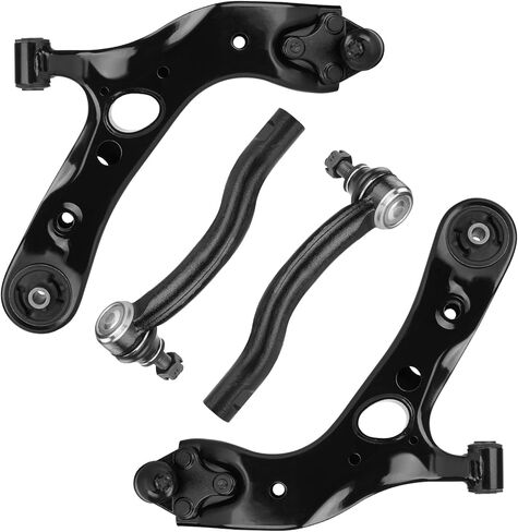 Front Lower Control Arms w/Ball Joints Replacement Suspension Kit for Toyota Rav4 2006-2018, for Lexus Nx200T 2015-2017, Nx300H 2015-2019 with Outer Tie Rod Ends K620586 K620587 (4PCS) in Kuwait