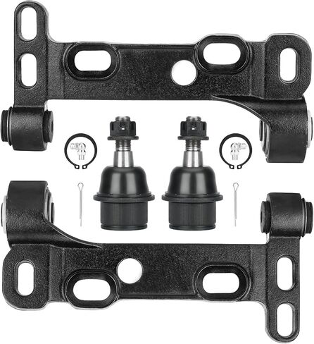 Front Suspension Lower Control Arms Support Bracket with Ball Joint Kit for Buick Rainier 04-07, for Chevy Trailblazer & for GMC Envoy 02-09, for Isuzu Ascender 03-08, 4PCS in Kuwait