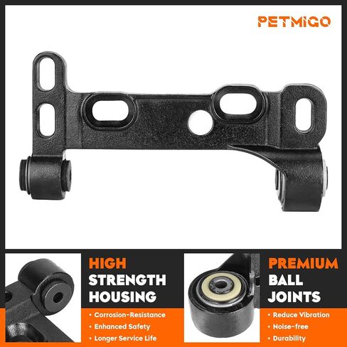 Front Suspension Lower Control Arms Support Bracket with Ball Joint Kit for Buick Rainier 04-07, for Chevy Trailblazer & for GMC Envoy 02-09, for Isuzu Ascender 03-08, 4PCS in Kuwait
