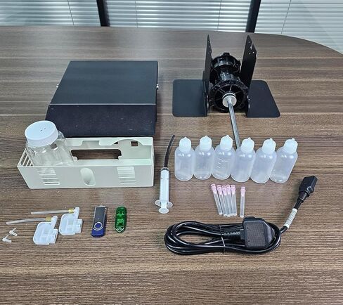 A4 DTF Printer, XP600 Printhead DTF Transfer Printer, 5760 * 1440dpi High Resolution, Built-in White Ink Circulation & Stirring System, High Speed Printing for T-Shirts & Fabrics in Kuwait