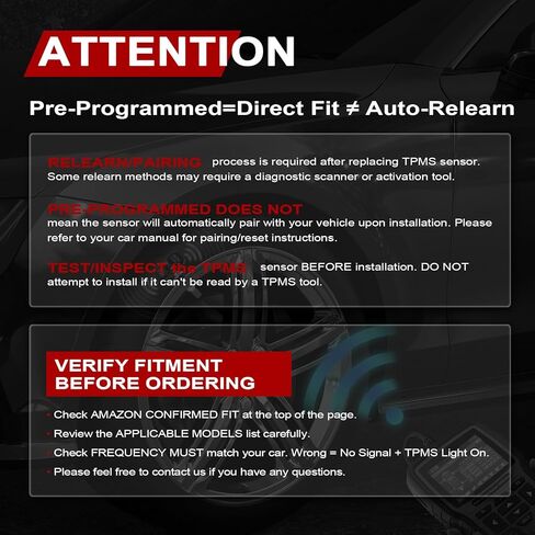 TPMS Sensor, 433 Mhz 4-Pack Tire Pressure Monitoring Sensor Compatible for Subaru Replace# 28103FL00A, 28103FL013, 28103FL00C, 28103FL00E，28103FL010, 28103FL00B (Silver, 4PCS) in Saudi Arabia