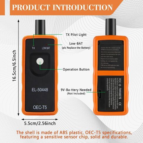 أداة إعادة تعلم TPMS، أداة برمجة TPMS، مستشعر نظام مراقبة ضغط الإطارات التلقائي 12 فولت، مستشعر مراقبة ضغط الإطارات EL-50448، أداة تنشيط إعادة تعيين TPMS لمعظم المركبات المتسلسلة in Kuwait