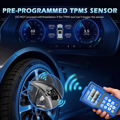 TPMS Sensors,315Mhz Tire Pressure Monitoring Sensors for Toyota Camry Corolla RAV4 Lexus, Replacement 28103CC000,4260748010,4260706090 Set of 4 in Saudi Arabia