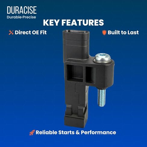 DURACISE Crankshaft Position Sensor Compatible with 2007-2016 MINI Cooper, 2011-2017 Cooper Countryman, 2013-2016 Cooper Paceman & 2012-2015 BMW 118i, 2016 120i, 2012 125i, Replace #13627561753, PC796 in Saudi Arabia