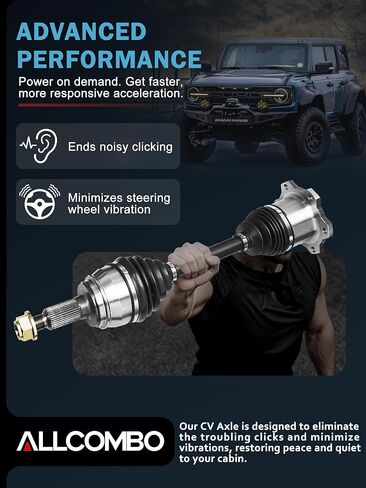 ALLCOMBO [4WD AWD] محور السيرة الذاتية الأمامي لـ 2007-2020 كاديلاك إسكاليد ESV شيفروليه سيلفرادو 1500، لسيارة شيفروليه شايان تاهو سوبربان جي إم سي يوكون XL سييرا 1500، جانب السائق والراكب in Kuwait