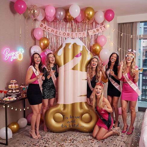 Float Joy Bachelorette Pool Floats for Adults Bachelorette Party Favors Decorations Naughty Funny Bride Pool Floats Inflatable for Engagement Wedding Bachelorette Gifts for Bride in Saudi Arabia