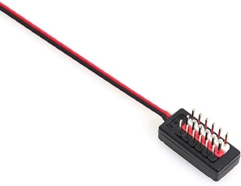 2Park RC JR Style Servo Splitter 1 Male to 2 3 4 5 6 7 8 Female 3 Pin Harness Leads Y Splitter Cable Lead Wire for RC Cars Airplane Drone Receiver Servo ESC Servo Fan Extender Wire (1 To 5) in Kuwait