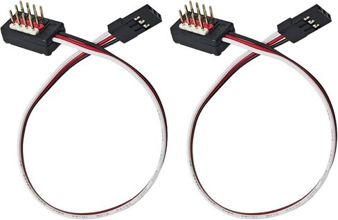 2Park RC JR Style Servo Splitter 1 Male to 2 3 4 5 6 7 8 Female 3 Pin Harness Leads Y Splitter Cable Lead Wire for RC Cars Airplane Drone Receiver Servo ESC Servo Fan Extender Wire (1 To 5) in Kuwait