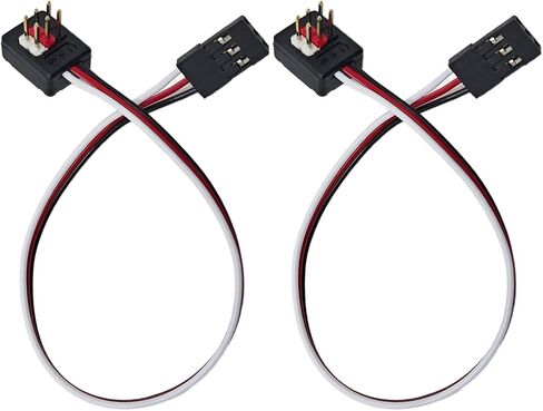 2Park RC JR Style Servo Splitter 1 Male to 2 3 4 5 6 7 8 Female 3 Pin Harness Leads Y Splitter Cable Lead Wire for RC Cars Airplane Drone Receiver Servo ESC Servo Fan Extender Wire (1 To 5) in Kuwait