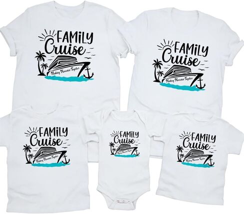 2026 Family Cruise Shirts Vacation Matching Shirt Making Memories Together Cruise Ship Travel or Any Adventure in Kuwait