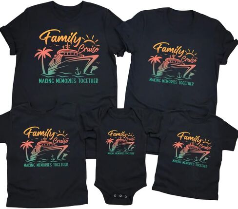 2026 Family Cruise Shirts Vacation Matching Shirt Making Memories Together Cruise Ship Travel or Any Adventure in Kuwait