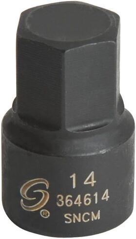 محرك Sunex 364614 مقاس 3/8 بوصة مقاس 14 مم، محرك سداسي التأثير قصير in Kuwait