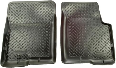 Husky Liners Classic Style Series | 1995 - 2004 Toyota Tacoma Access Cab/Standard Cab | Front Floor Liners, Black | 35111 in Kuwait
