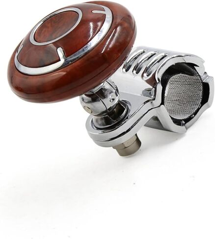 Brown Folding Steering Wheel Knob Power Handle Grip Ball for Auto Car Item Replacement in Kuwait