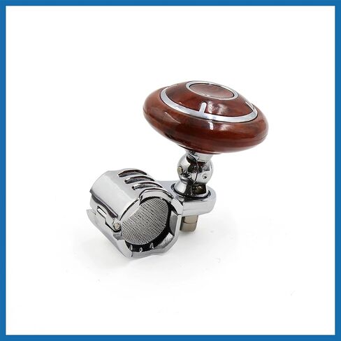 Brown Folding Steering Wheel Knob Power Handle Grip Ball for Auto Car Item Replacement in Kuwait