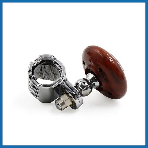 Brown Folding Steering Wheel Knob Power Handle Grip Ball for Auto Car Item Replacement in Kuwait