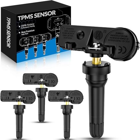 56029319AB 315MHZ Pre-Programmed TPMS Sensor for:-Dodge Charger 2006-2007 Durango Grand Caravan for:-Jeep Wrangler 2008-2012 Grand Cherokee 2005-2007 Compass, for:-Chrysler 200 (Set of 4) in Kuwait