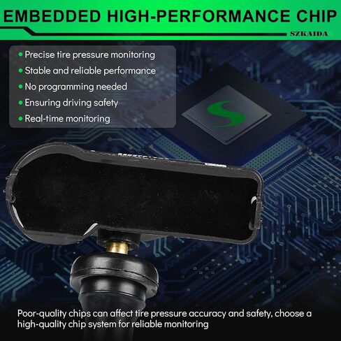 56029319AB 315MHZ Pre-Programmed TPMS Sensor for:-Dodge Charger 2006-2007 Durango Grand Caravan for:-Jeep Wrangler 2008-2012 Grand Cherokee 2005-2007 Compass, for:-Chrysler 200 (Set of 4) in Kuwait
